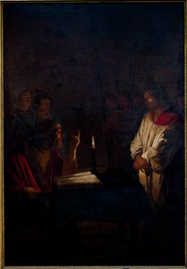 Jesus vor Pilatus von Gerrit van (after) Honthorst