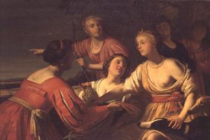 Diana und ihre Nymphen von Gerrit van (follower of) Honthorst