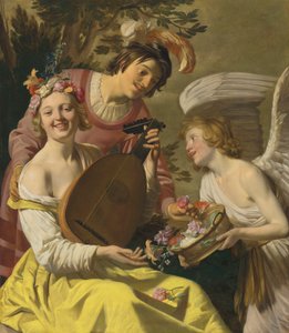 Allegorie der Liebe von Gerrit van Honthorst