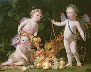 Eine Allegorie des Friedens und des Überflusses, 1629