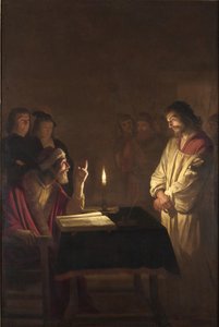 Christus vor dem Hohenpriester, um 1617 von Gerrit van Honthorst