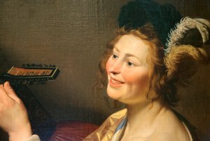 Lautenspieler, 1624 von Gerrit van Honthorst