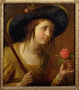 Prinzessin Sophia von Böhmen, Mutter von Georg I., als Schäferin von Gerrit van Honthorst