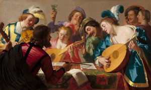 Das Konzert, 1623 von Gerrit van Honthorst