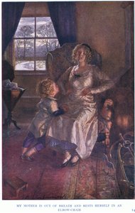 Meine Mutter ist außer Atem und ruht sich in einem Lehnstuhl aus von Gertrude E. Demain Hammond