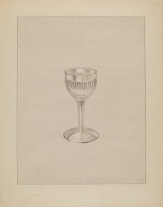 Weinglas, ca. 1936 von Gertrude Lemberg