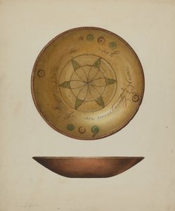 Deutscher Teller, ca. 1938. von Giacinto Capelli