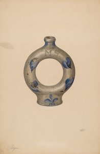 Ringflasche, um 1940 von Giacinto Capelli