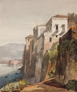 Das Haus von Tasso, Sorrent, mit Ergänzungen von Prinzessin Maria Annunziata di Borbone (1843-1871), 1853