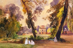 Die Jagdhütte im Park von Caserta, ca. 1852-55