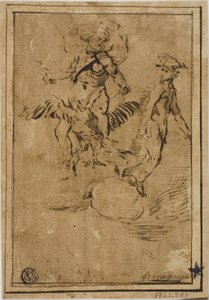 Jupiter und Merkur in den Wolken