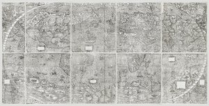 Universale Weltkarte, Gastaldi, Giacomo von Giacomo Gastaldi