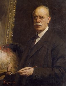 Selbstporträt, von Giacomo Grosso (1860-1938) von Giacomo Grosso