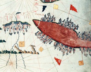 Das Rote Meer und der Suezkanal von Giacomo Maggiolo