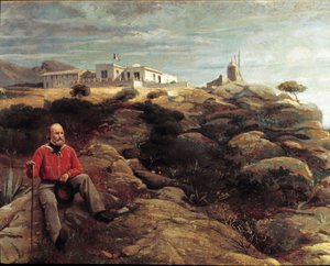 Risorgimento: Der italienische Patriot Giuseppe Garibaldi auf der Insel Caprera