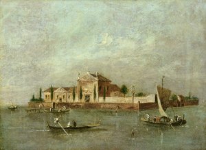 Isola della Beata Vergine del Rosario von Giacomo style of Guardi