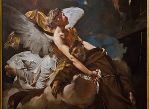 Ekstase des Hl. Franziskus (Detail)