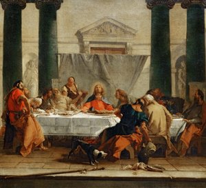 Das letzte Abendmahl von Giambattista Tiepolo