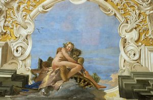 Die Zeit entführt die Schönheit Pluto entführt Persephone