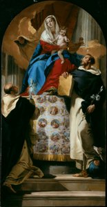 Jungfrau und Kind mit den Heiligen Dominikus und Hyazinth von Giambattista Tiepolo