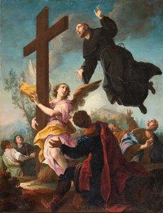 Heiliger Joseph von Cupertino in Ekstase, erste Hälfte des 18. Jahrhunderts