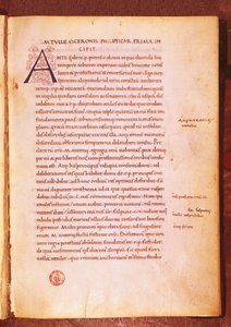 Apograph von Marcus Tullius Cicero von Gian Francesco Poggio Bracciolini