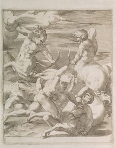 Kampf zwischen Herkules und Zentauren, 1527