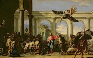 Jesus heilt den Gelähmten am Teich Bethesda, ca. 1759