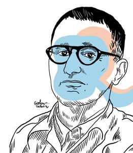 Porträt von Bertolt Brecht, 2022