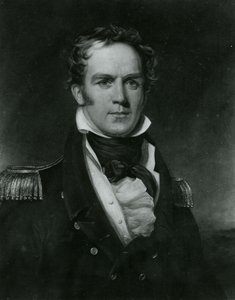Kapitän Hugh Clapperton, graviert von Thomas Lupton, 1828