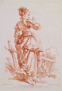 Hirtin (Radierung nach Boucher)