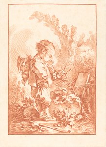 Le Maraudeur Der Dieb, ca. 1769 von Gilles Demarteau