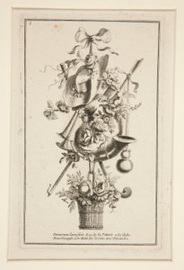 Ein Blatt aus Plusieurs Trophees