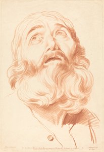 Kopf eines Mannes von Gilles Demarteau, the Elder after Edme Bouchardon