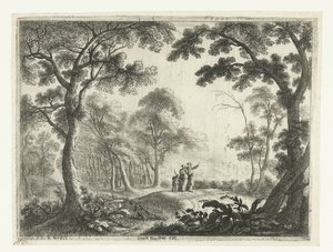 Landschaft mit der Vertreibung von Hagar von Gilles Neyts