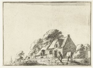 Landschaft mit einem Bauernhof