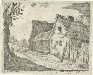 Bauernhof an einem Landweg