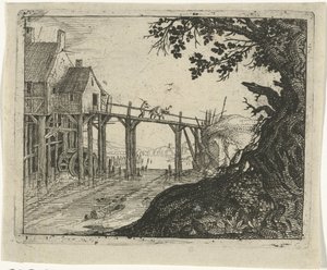 Landschaft mit einer Wassermühle von Gillis Peeters (I)