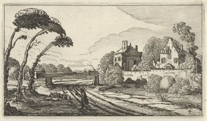 Hirte in einer Landschaft