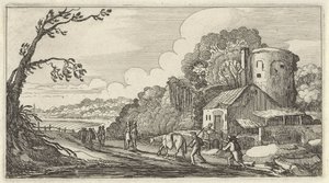 Landschaft mit Reisenden von Gillis van Scheyndel (I)