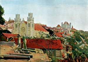 Katholische Kathedrale, Palast der Königin, späte 19. Jahrhundert