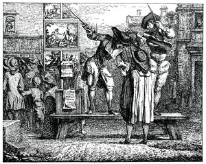 Jahrmarktparade, 1885 von Gillot