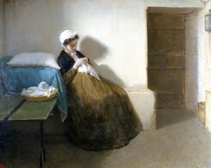 Neapolitanische Republik von 1799 (Parthenopäische Republik): „Luisa Sanfelice im Gefängnis“ Gemälde von Gioacchino Toma (1836-1893) 1874 von Gioacchino Toma