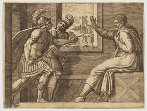 Caius Marius im Gefängnis