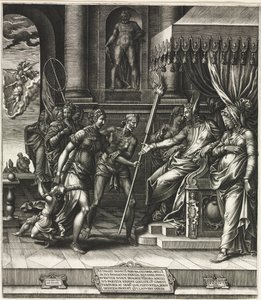 Die Verleumdung des Apelles von Giorgio Ghisi