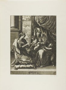 Die mystische Hochzeit der Heiligen Katharina von Giorgio Ghisi