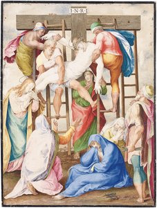 Die Kreuzabnahme von Giorgio Giulio Clovio