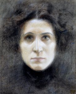 Porträt von Irma Gramatica von Giorgio Kienerk