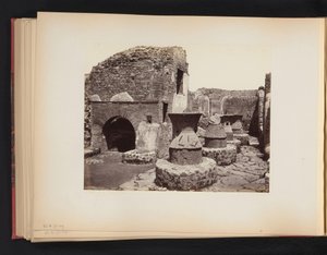 Ruine einer Bäckerei in Pompeji