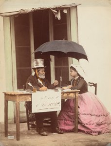 Écrivain Public, Neapel von Giorgio Sommer